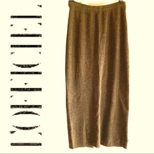 Vintage L’OFFICIEL Lambswool Thigh Slit Skirt